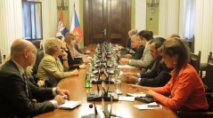 21 September 2015 The Chairperson and the members of the National Assembly Foreign Affairs Committee with the delegation of the Committee on Foreign Affairs of the Czech Parliament’s Chamber of Deputies